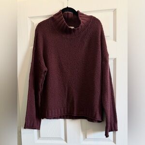BP Maroon Cowl Neck Sweater